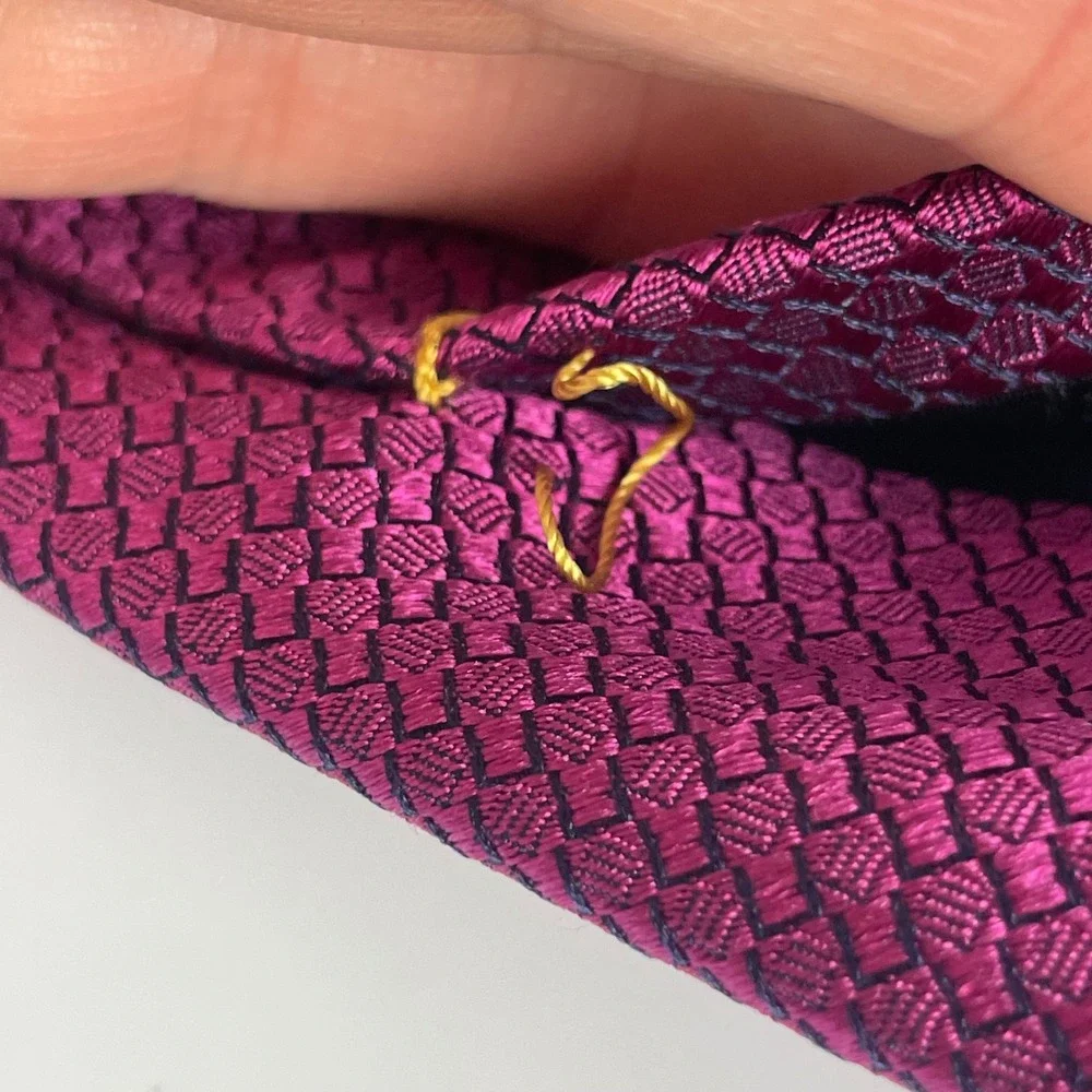 Robert Talbott Best of Class Necktie Magenta Purple Woven Silk Tie Formal Bright